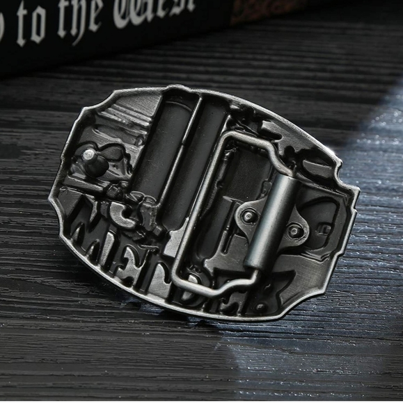 Welder belt buckle approximately 3.75 " fits 1 5" - Picture 2 of 2